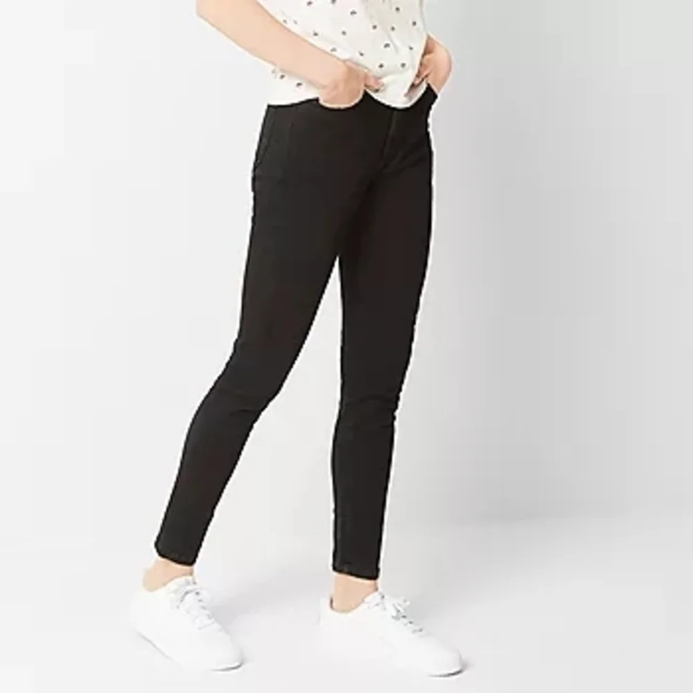3 For $24 Arizona Jean Company Black Jeggings - Picture 1 of 8
